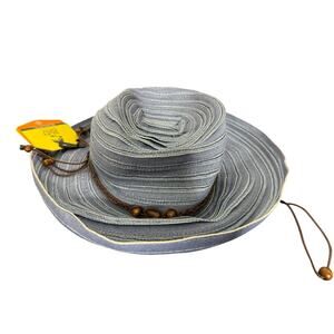 Sunday Afternoons‎ Vineyard Hat Blue Packable Sun Hat UPF 50+ Size Medium